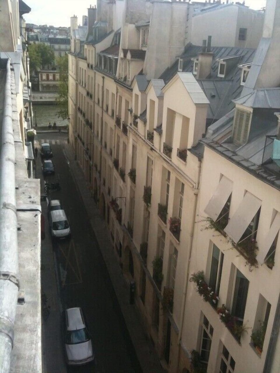 A view of the River Seine from our window