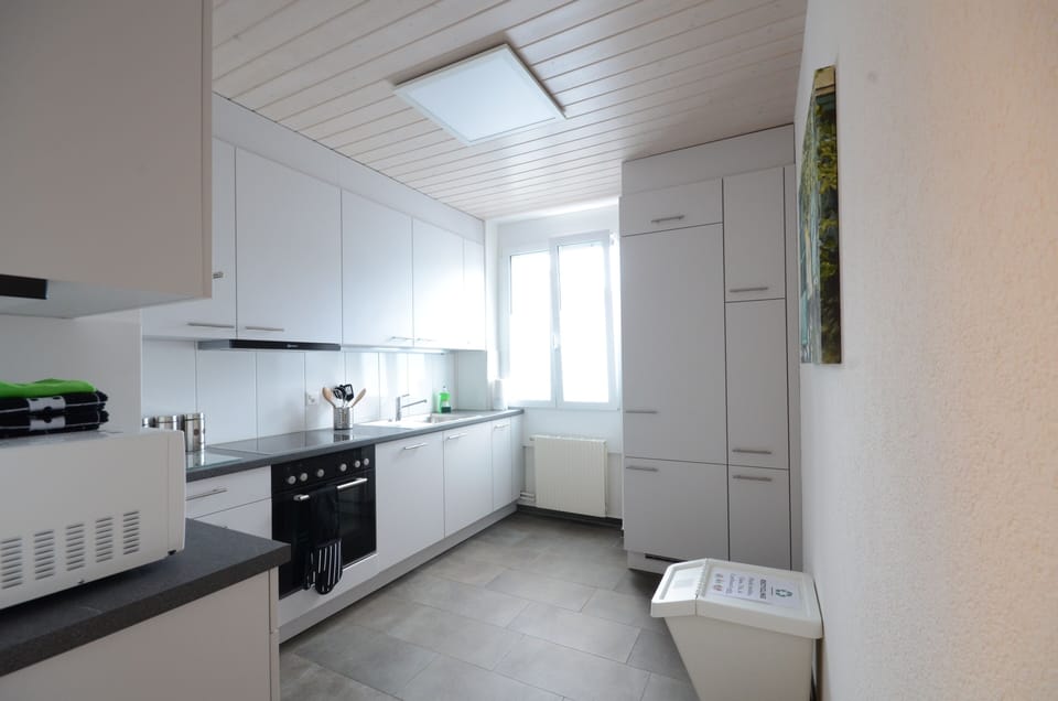 New fully equipped kitchen.  Spacious and great for cooking for large groups