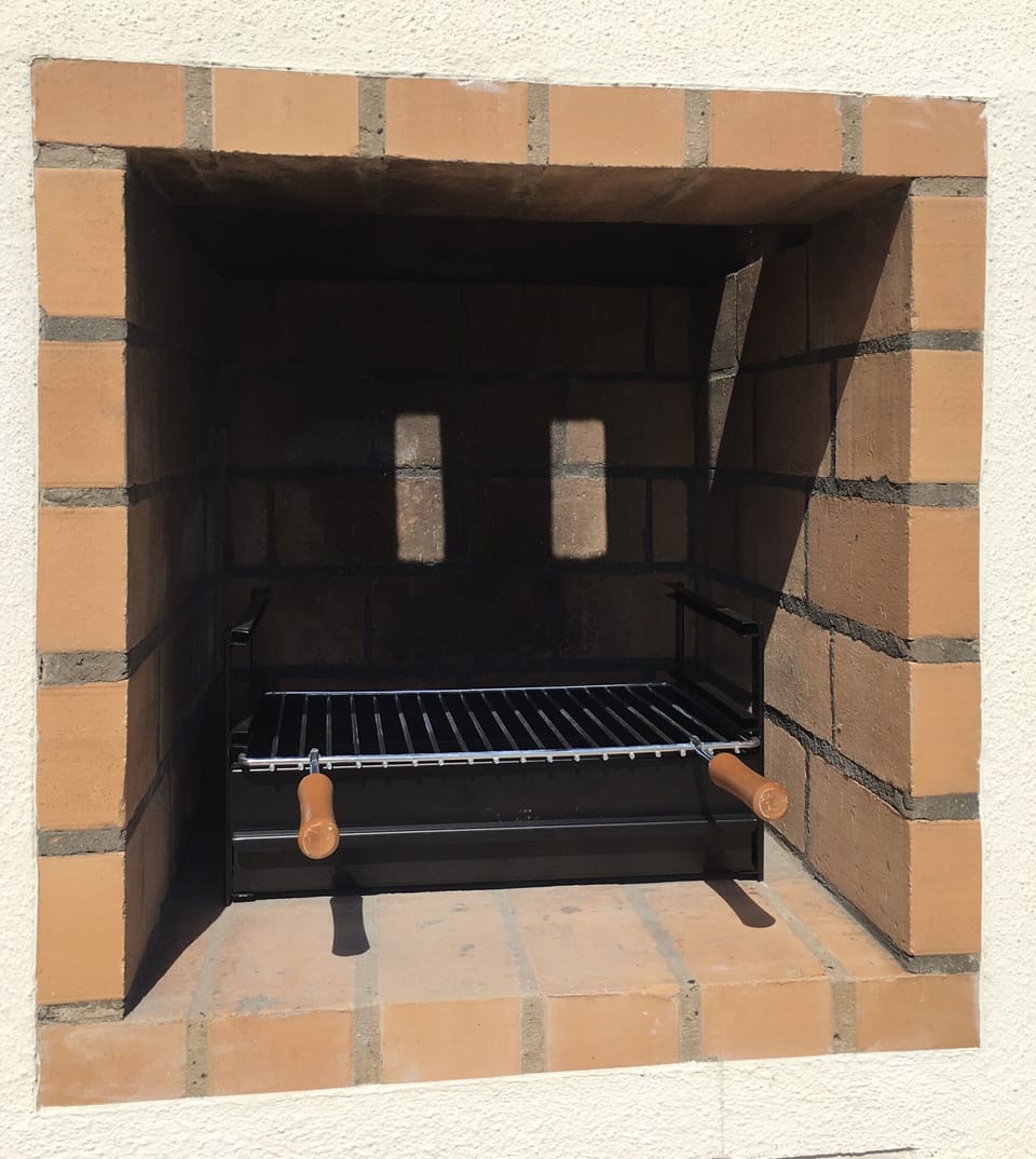 Charcoal BBQ for guests 