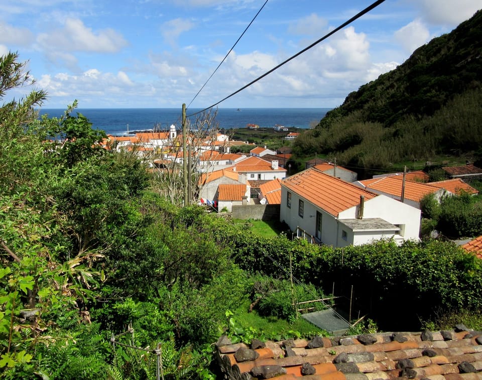 View over the village from the terrace