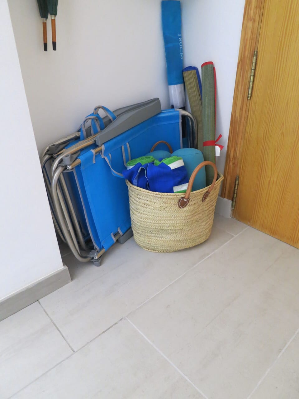 beach equipment provided