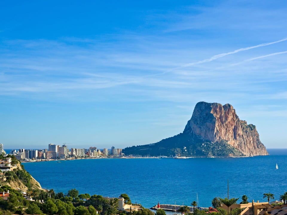 Sky, Water, Cloud, Plant, Blue, Azure, Natural Landscape, Mountain, Coastal And Oceanic Landforms, Building