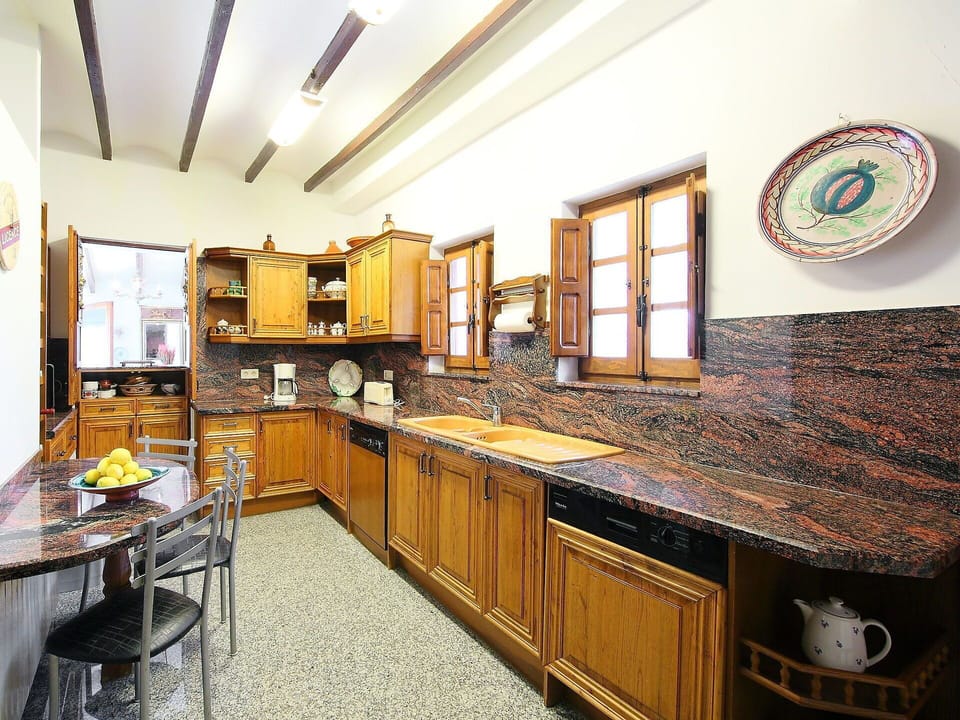 Countertop, Property, Room, Furniture, Kitchen, Cabinetry, Building, Interior Design, Yellow, Real Estate