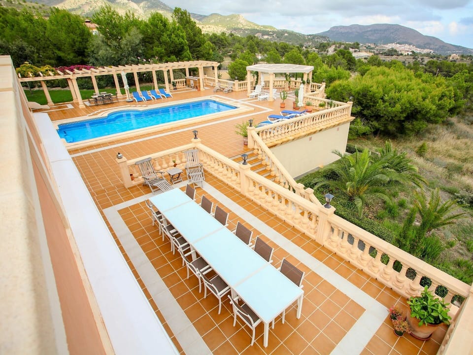 Sky, Building, Water, Swimming Pool, Plant, Azure, Tree, House, Window, Outdoor Furniture