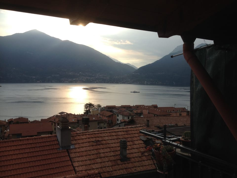 Watching the sunrise from Casa Rossa