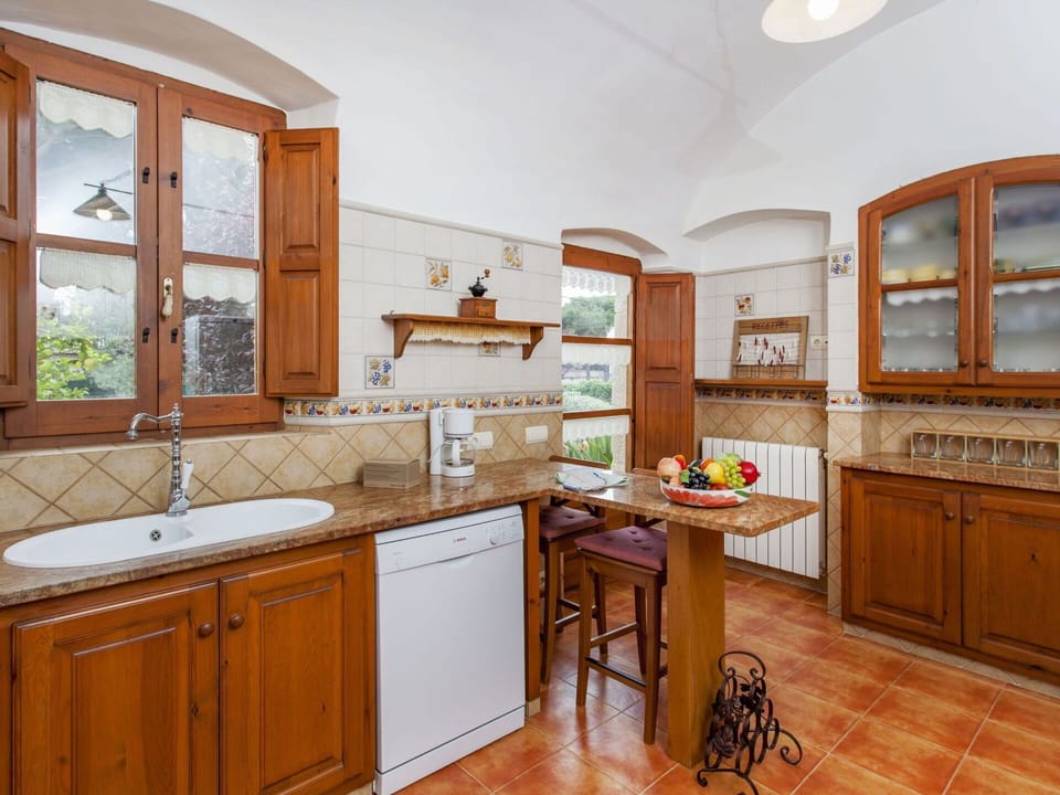Kitchen, Furniture, Interior Design, Cabinetry, Wood, Flooring, Countertop, Cupboard, Home, Floor