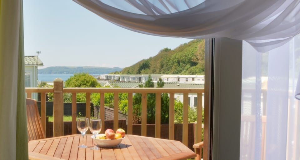 Bracken Lodge - view from terrace