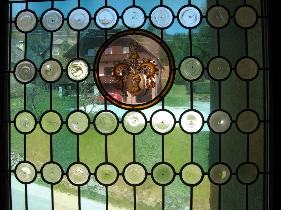 Stained Glass Window, Chalet Lewin