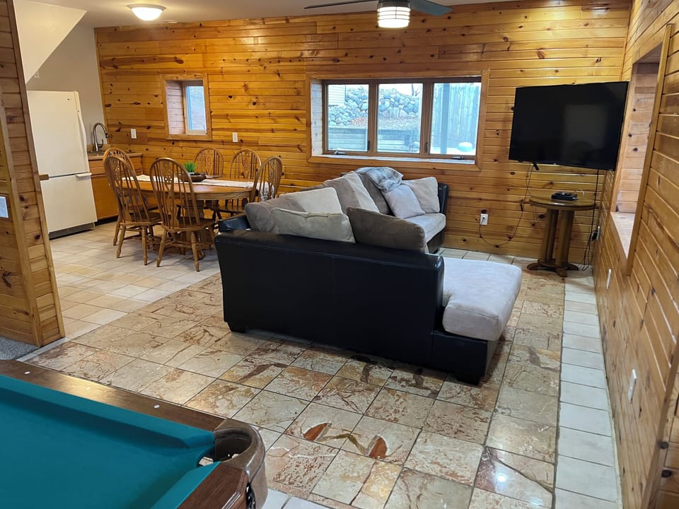 Basement family room