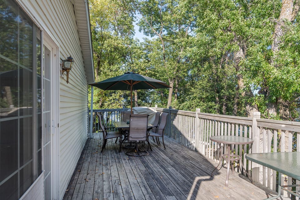 Main level wrap around deck