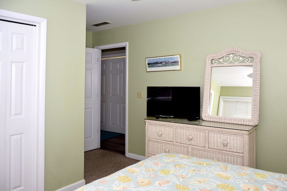 Door to hallway and laundry area