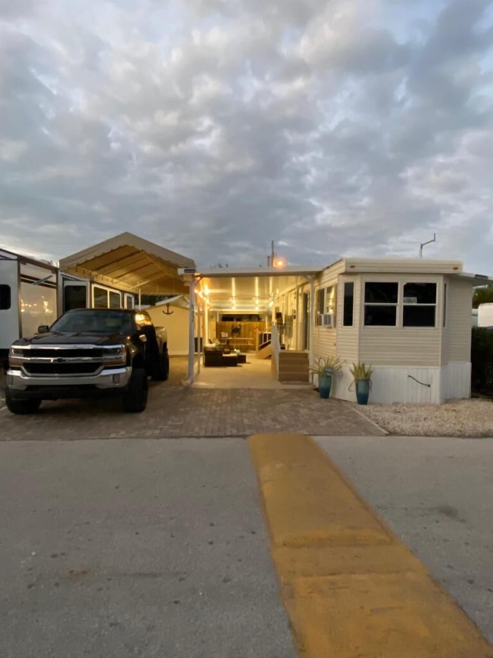 Street view of the property