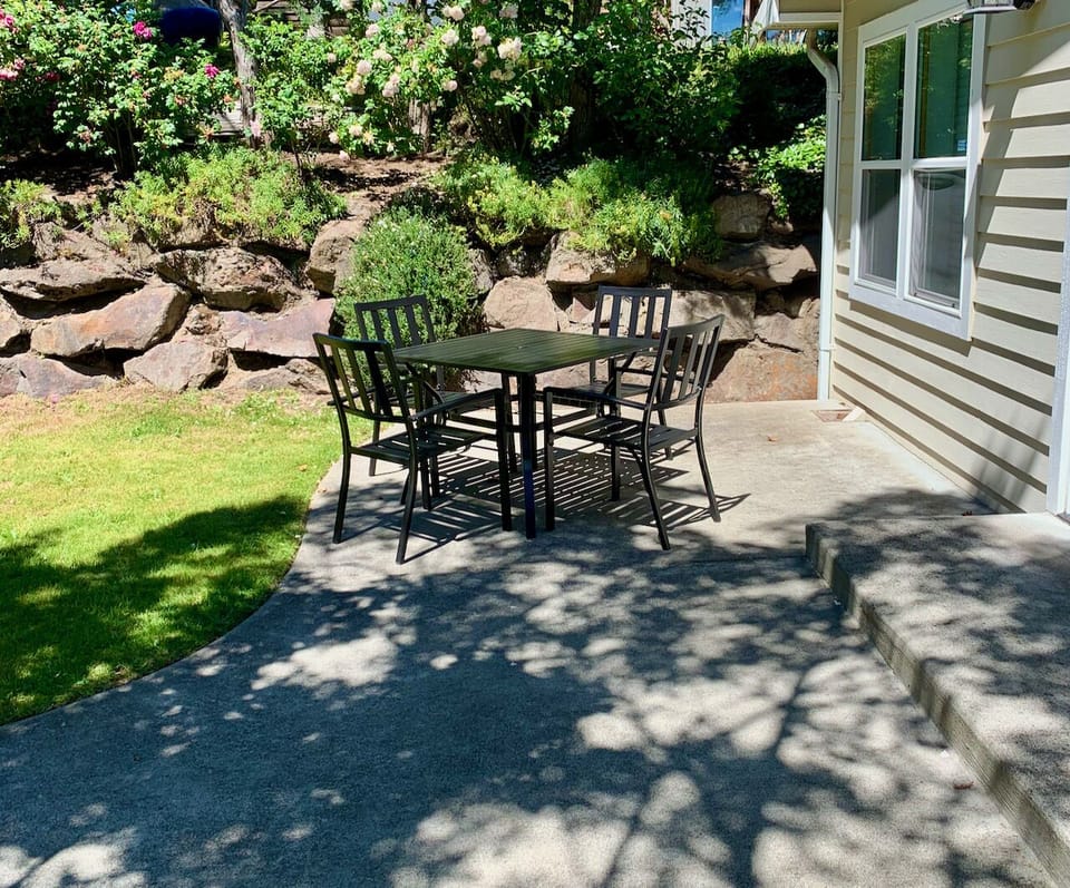 Patio area dining

