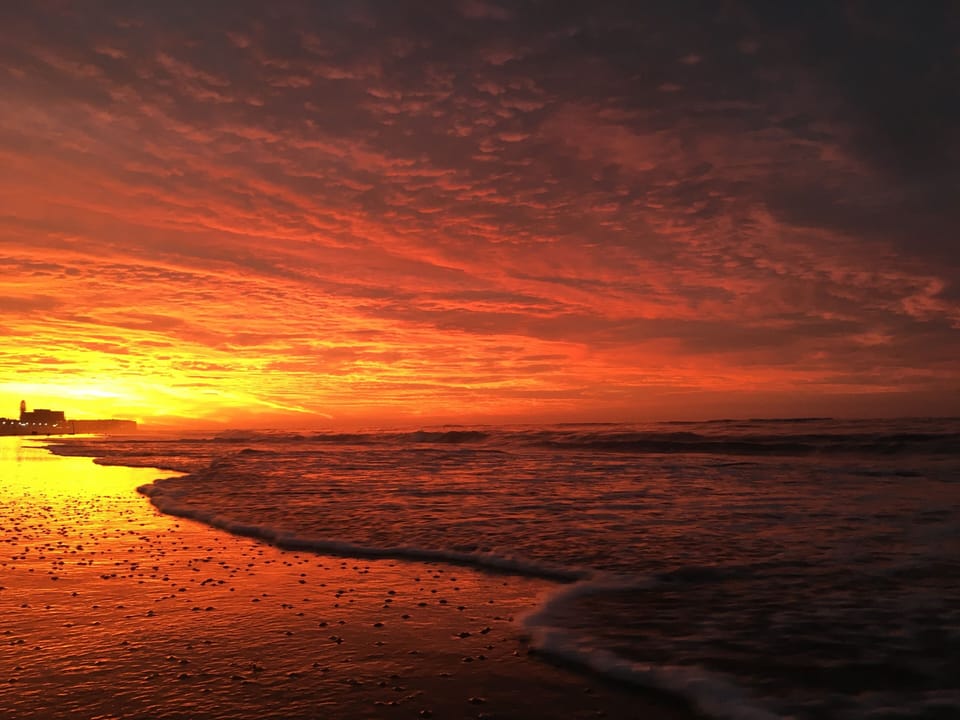 Sunrise from 13th Street Beach 