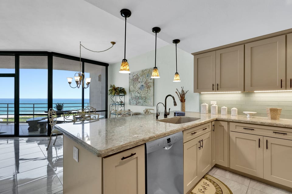 Views from all areas of the kitchen