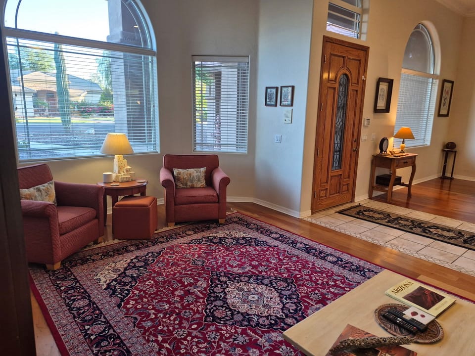 Living/Reading Room Adjacent to Dinning Room