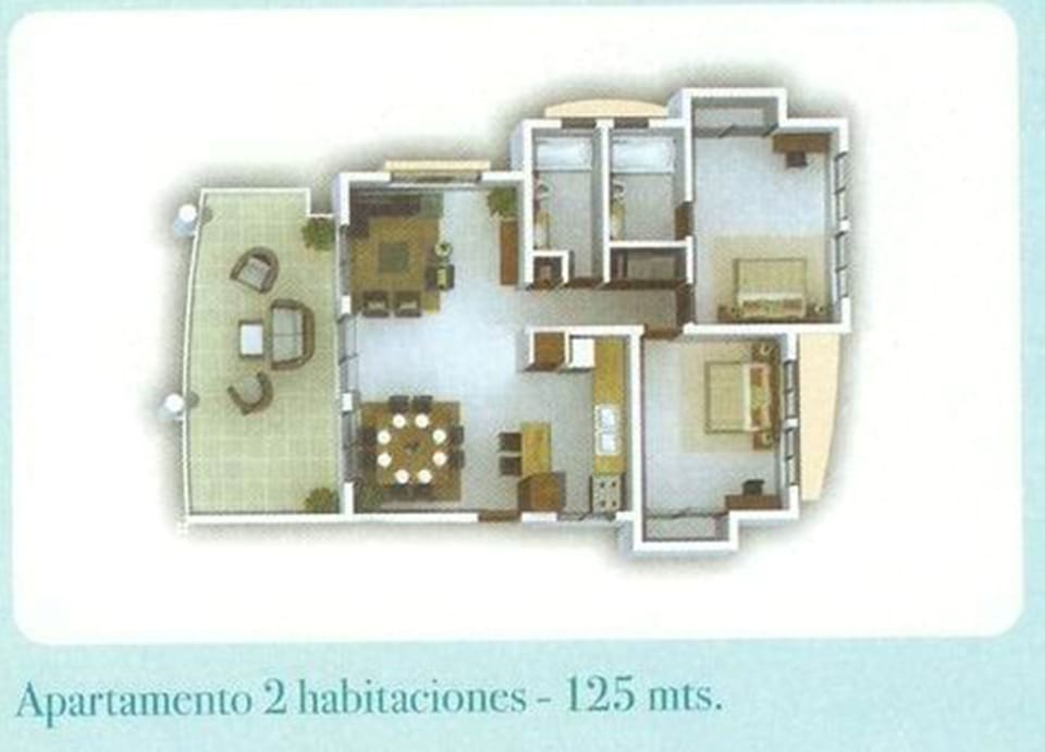 2-Bedroom Apartment Plan