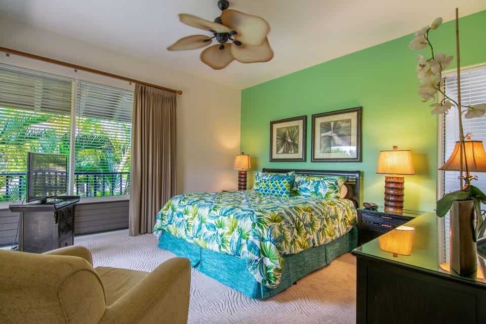 Spacious bedroom