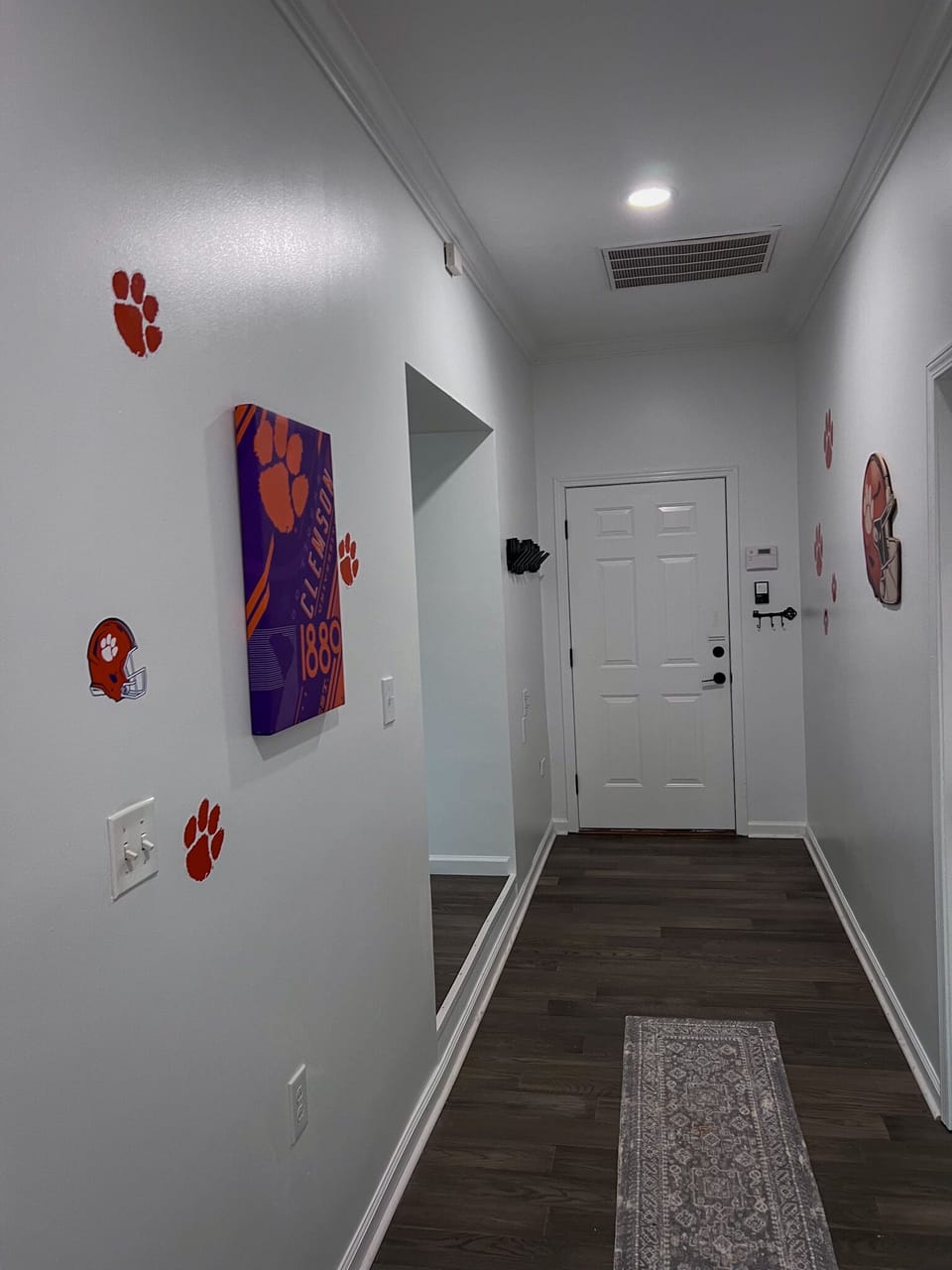 Entry hallway from garage
