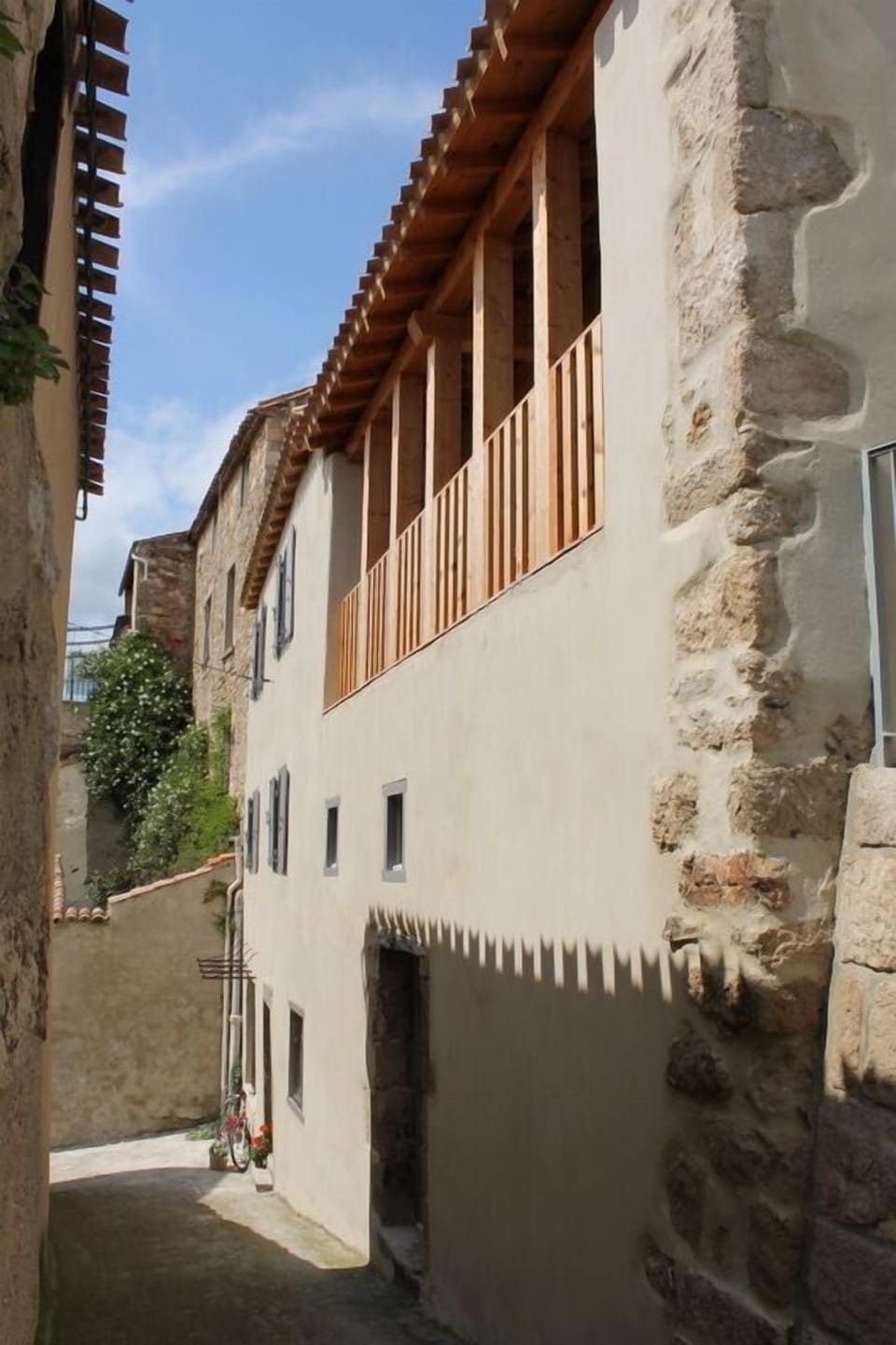 The terrace from outside