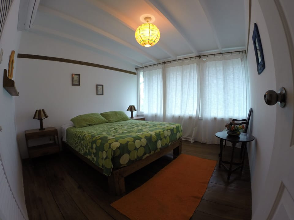 Ocean view bedroom with A/C.

