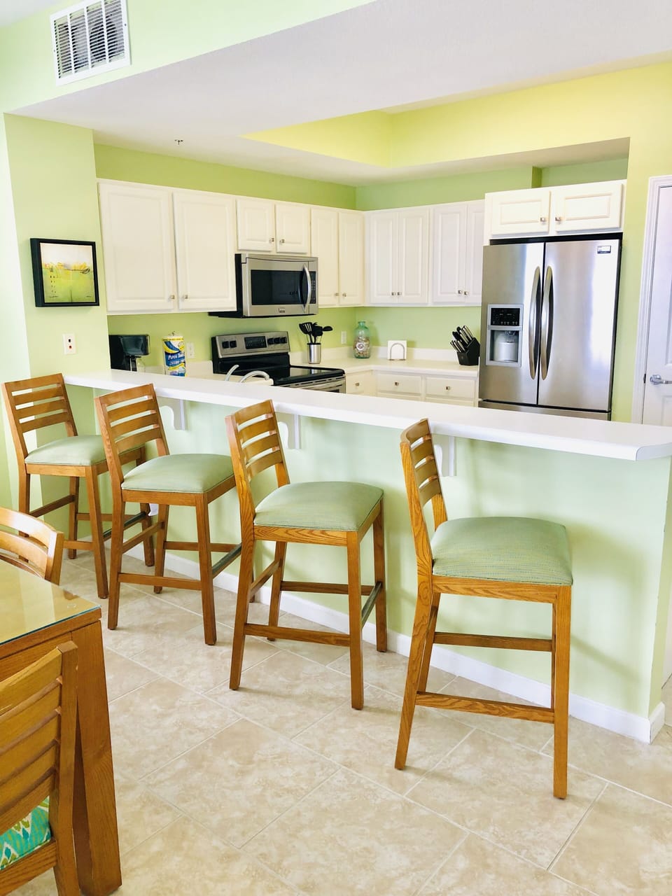 Bar and kitchen