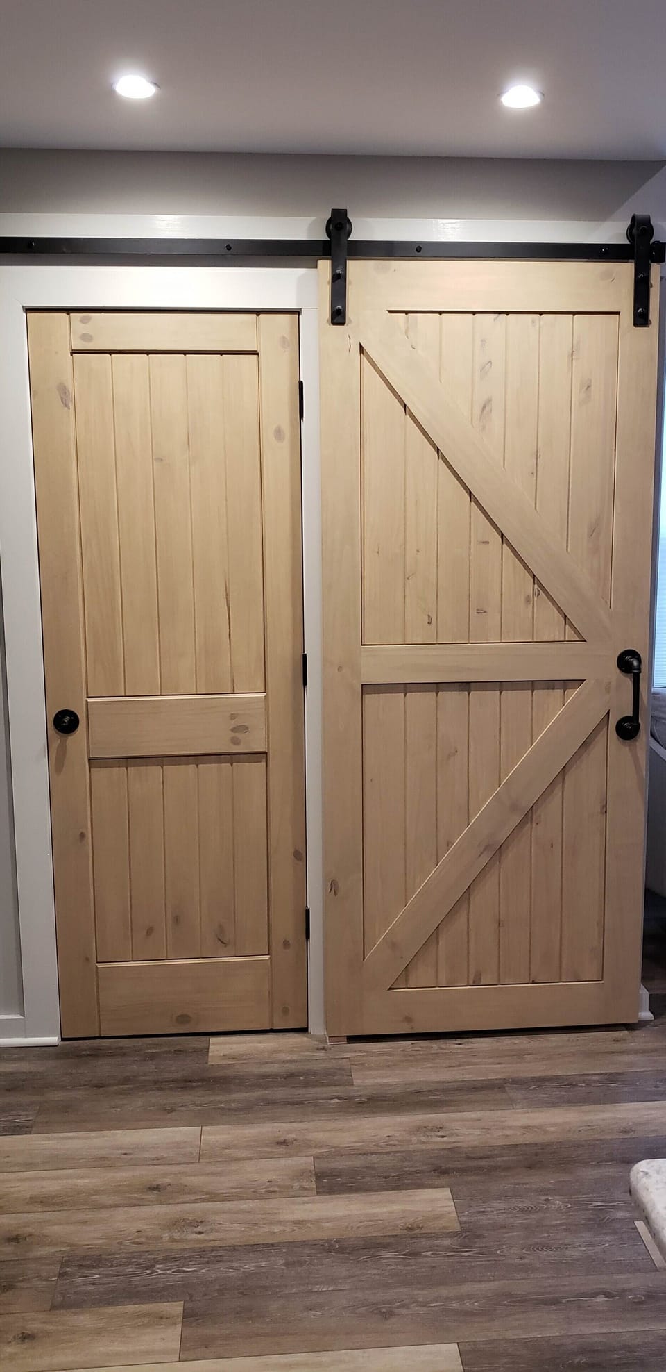 Barn doors for more space!