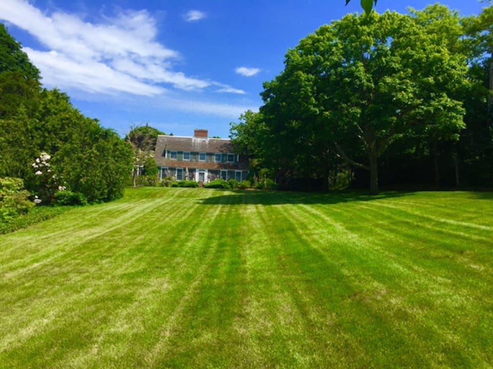 Expansive front yard, and back, and side yards as well! 