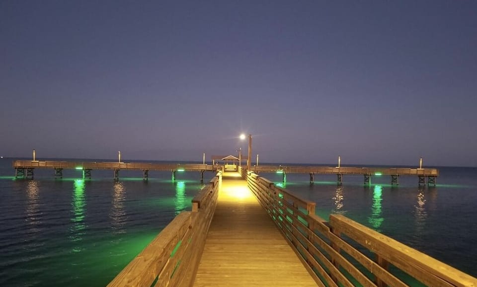 Fulton Town Fishing Pier is just a few minutes from your front door!