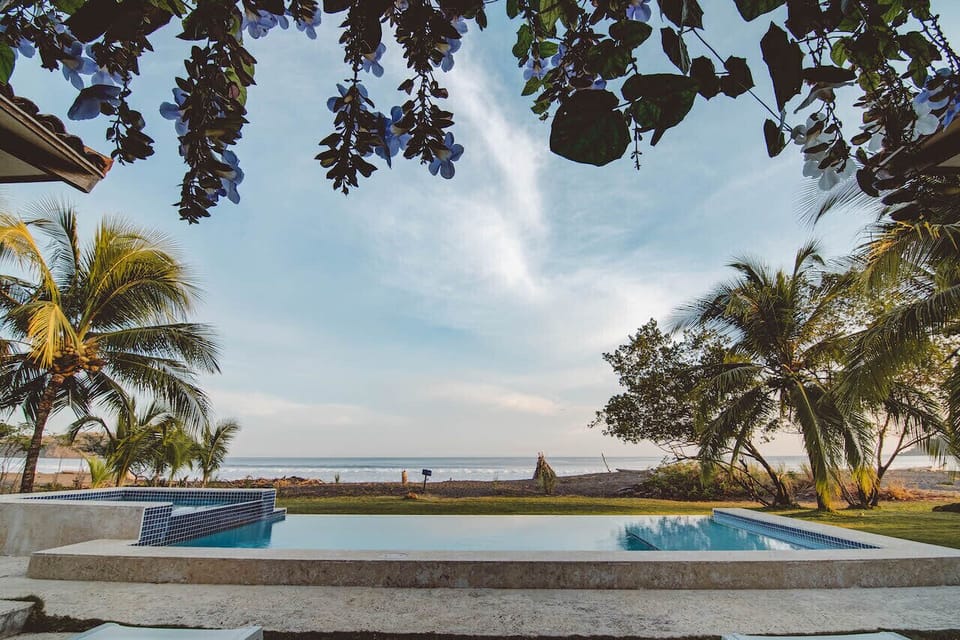 View from back terrace