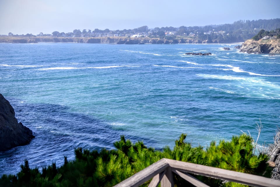 Just a normal summer day on Mendocino Bay