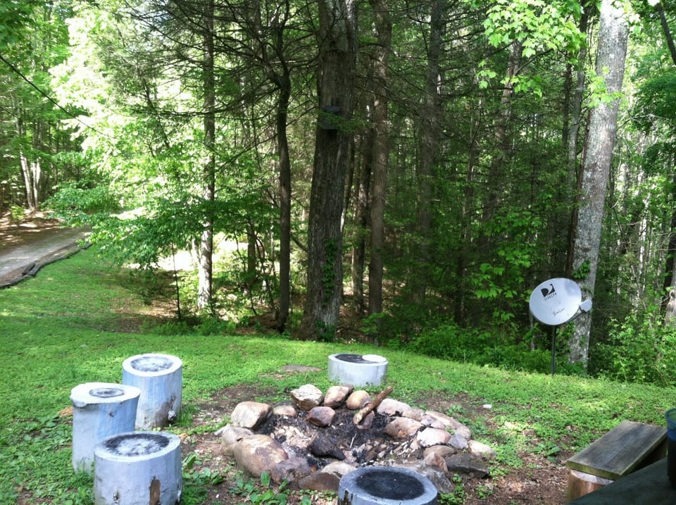 See your family and you here?...seated around a big fire, telling stories and...