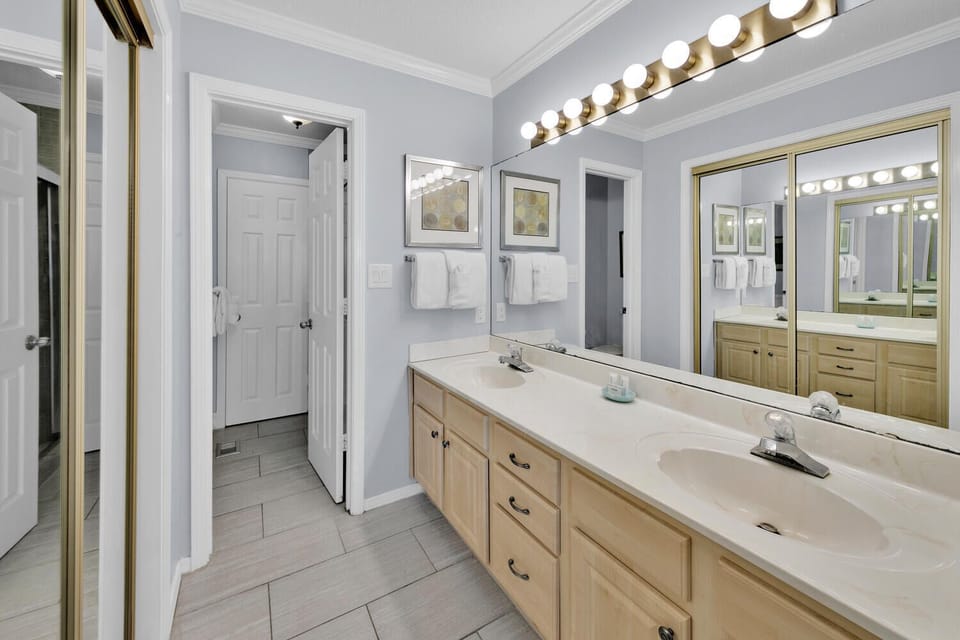 Connecting Upstairs Bathroom