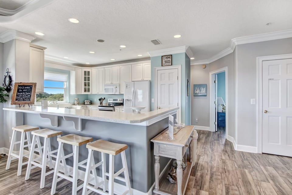 Fully Equipped Kitchen Overlooking the Spacious Great Room