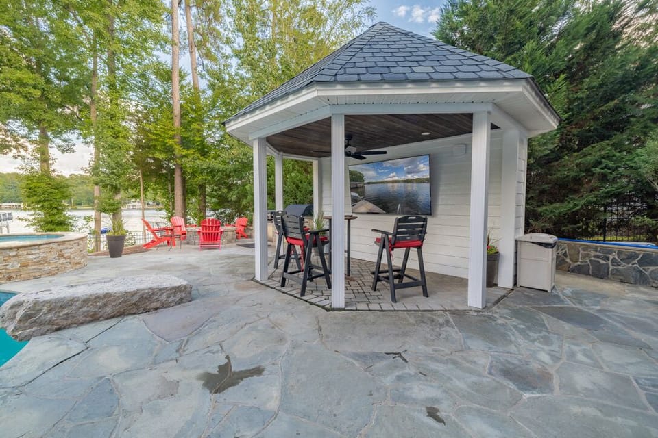 Watch your favorite game on one of the two outdoor TV's (1 of 15 on property).
