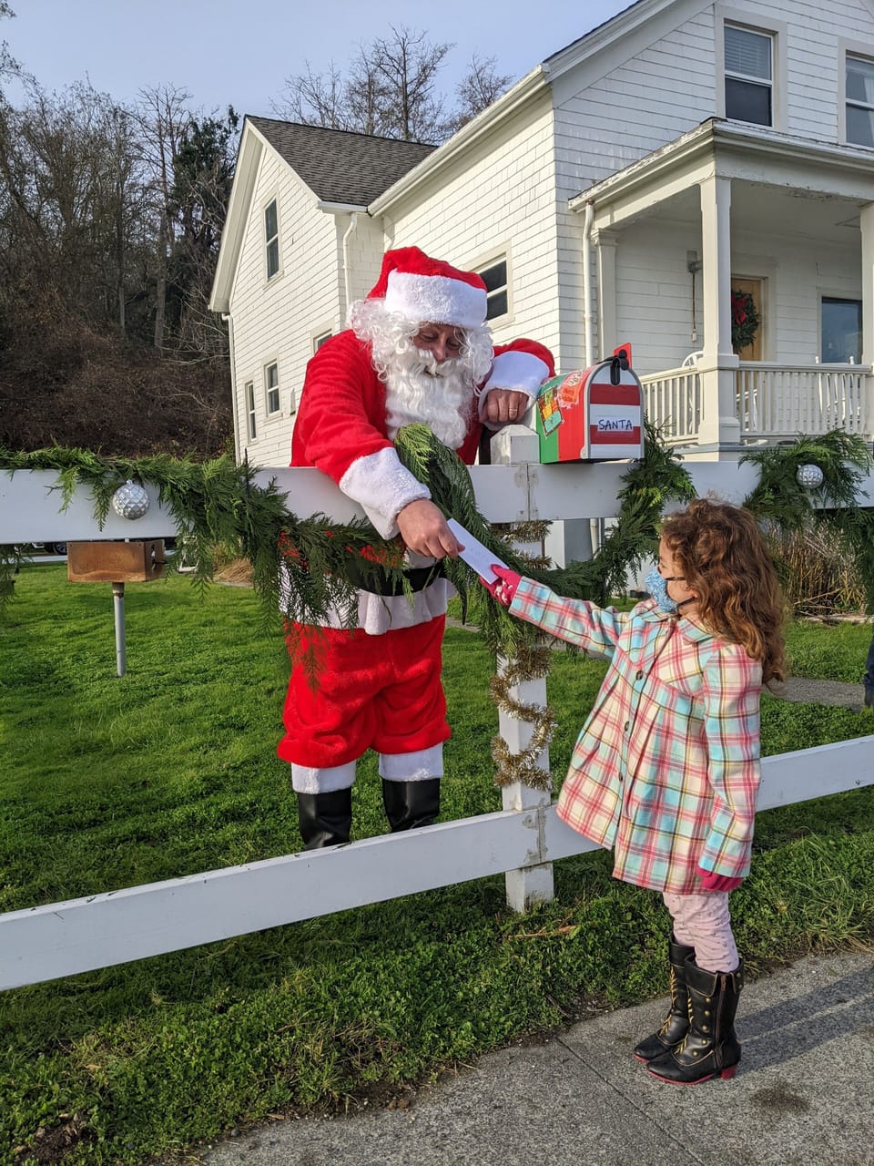 Santa visits the Keeper's Quarters every year on the first weekend of December.