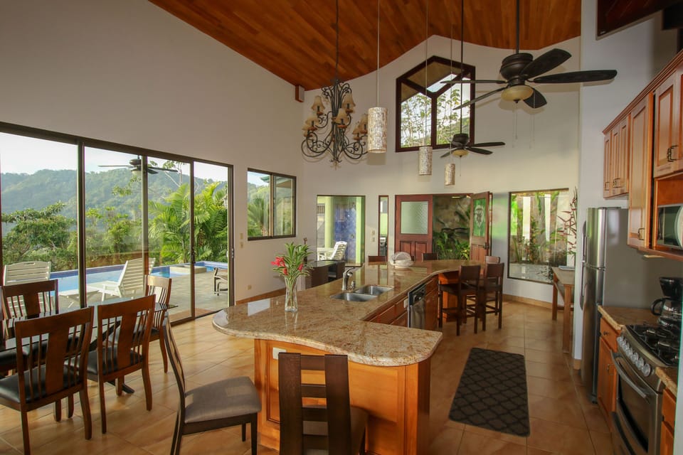Kitchen and dining area