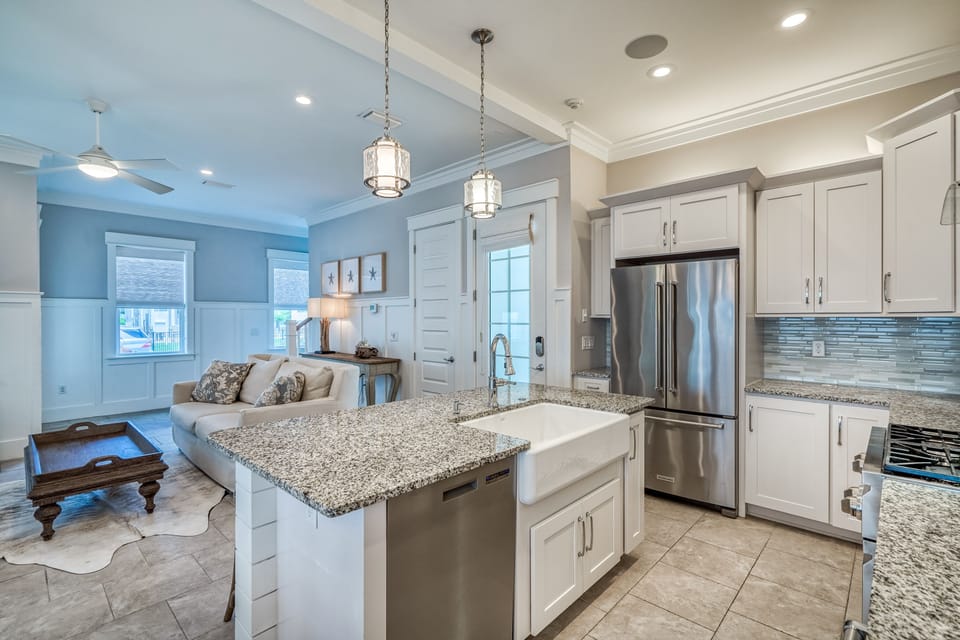 Kitchen - Equipped with Stainless Steel Appliances