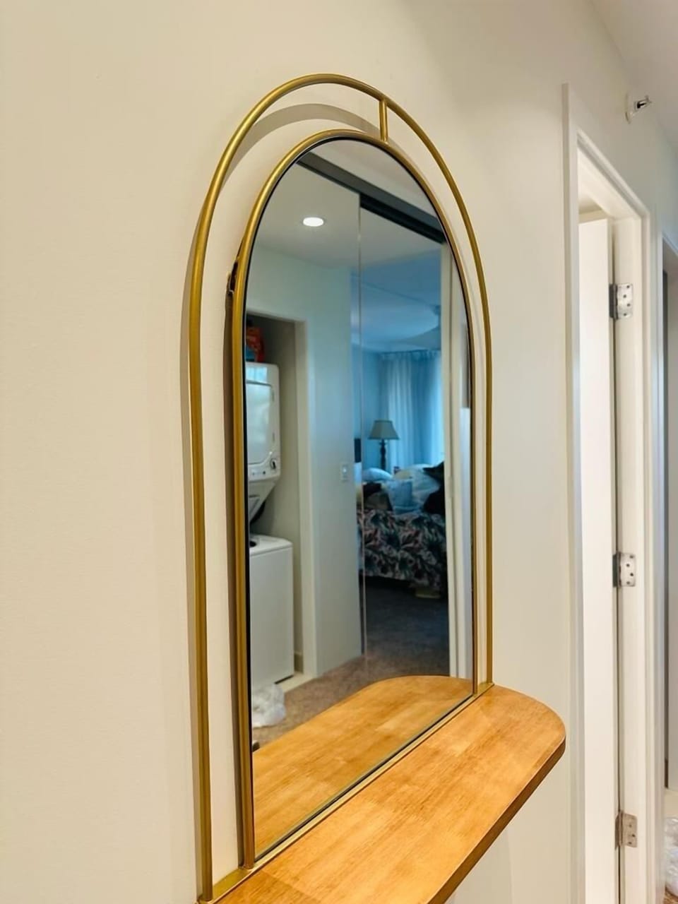 Master bed room hall way