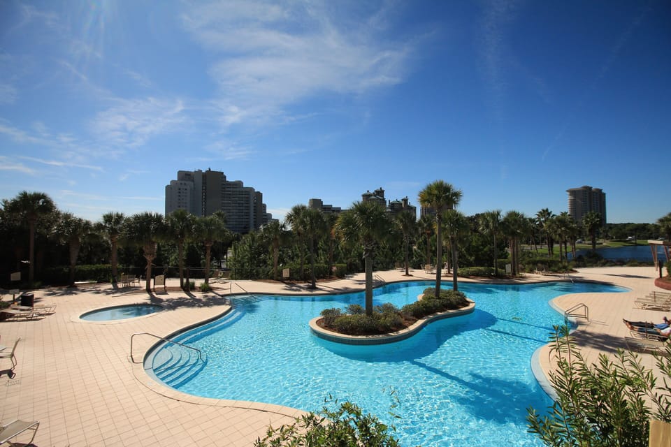Resort style pool of Luau