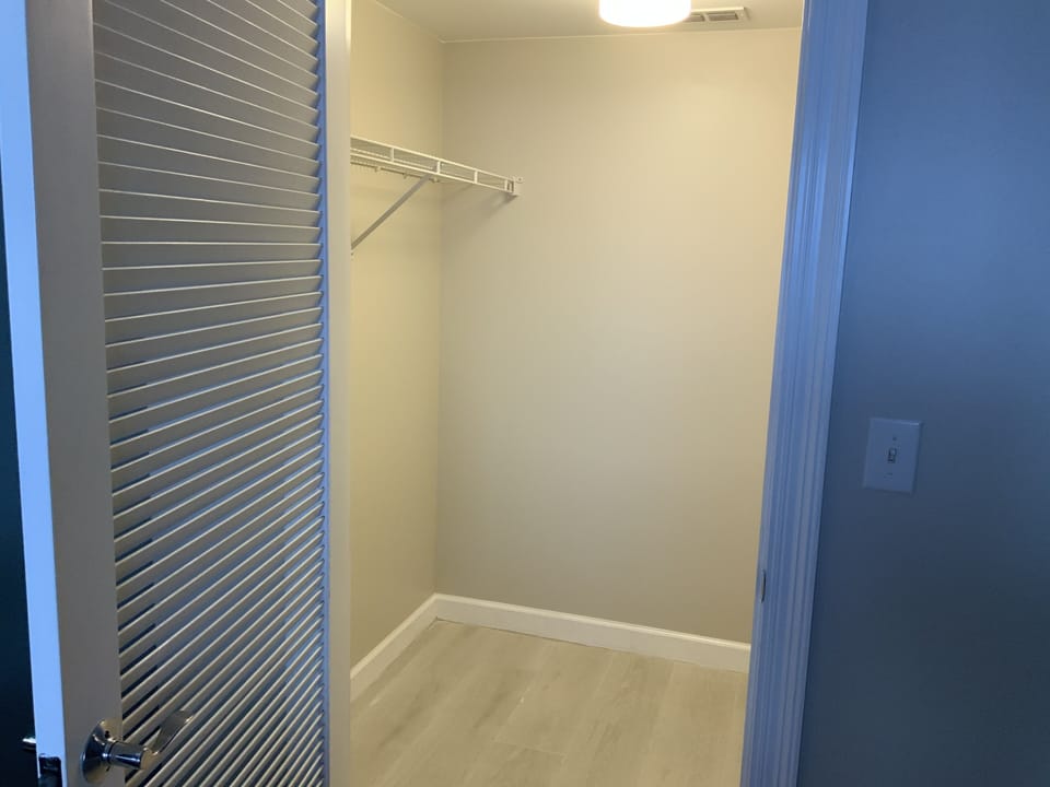 Master walk in closet