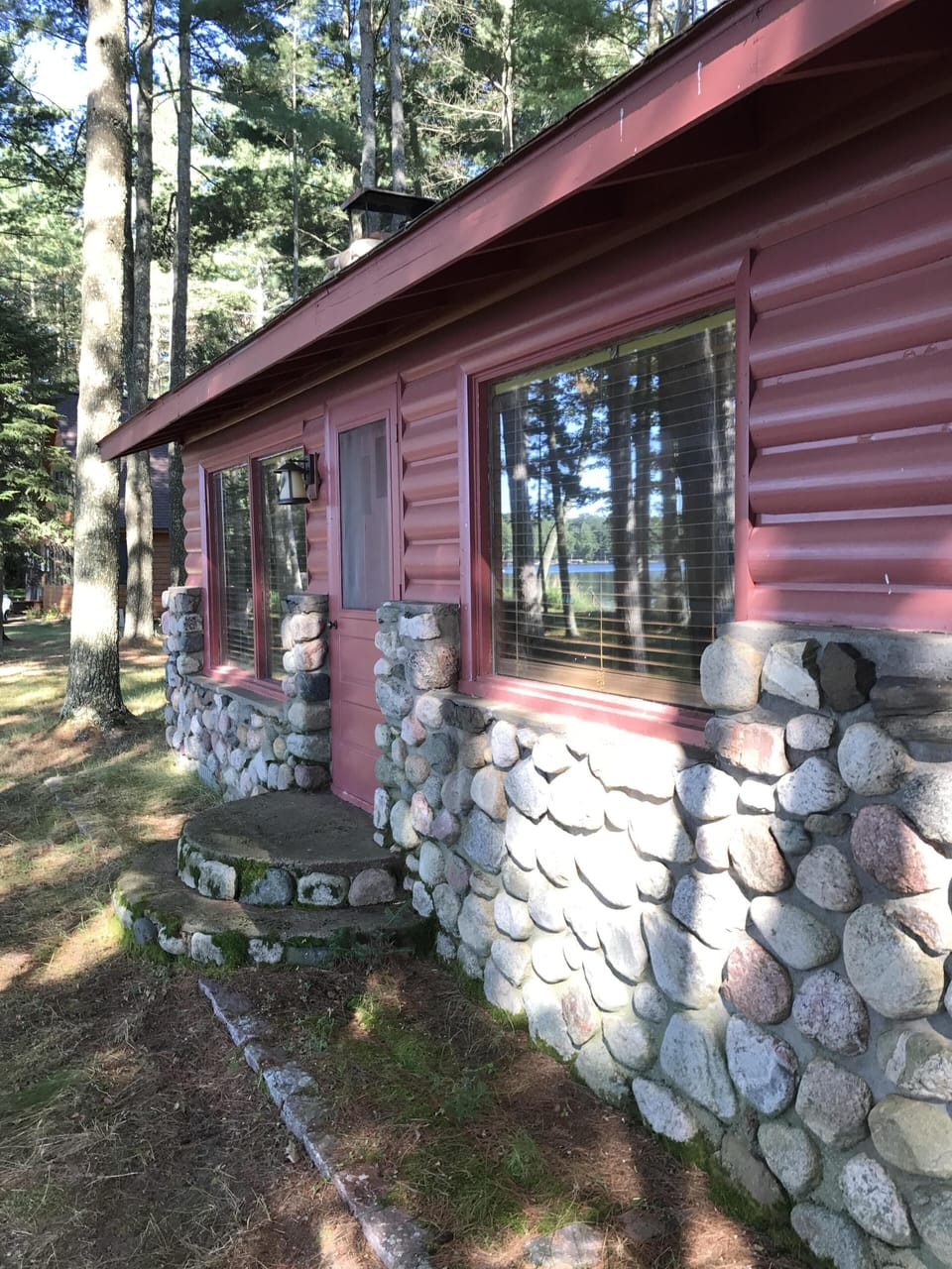 side view of cabin
