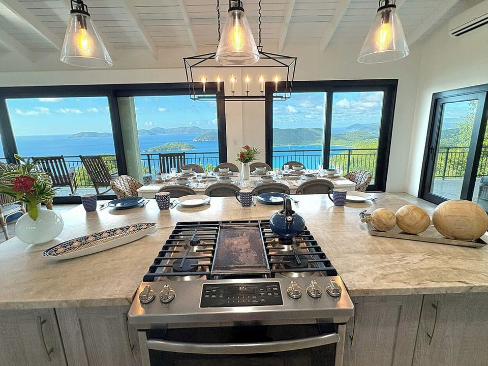 The chef in your party will enjoy this spectacular view