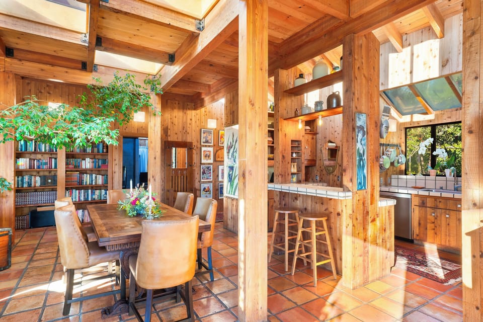 This open concept kitchen was designed before the phase was coined.