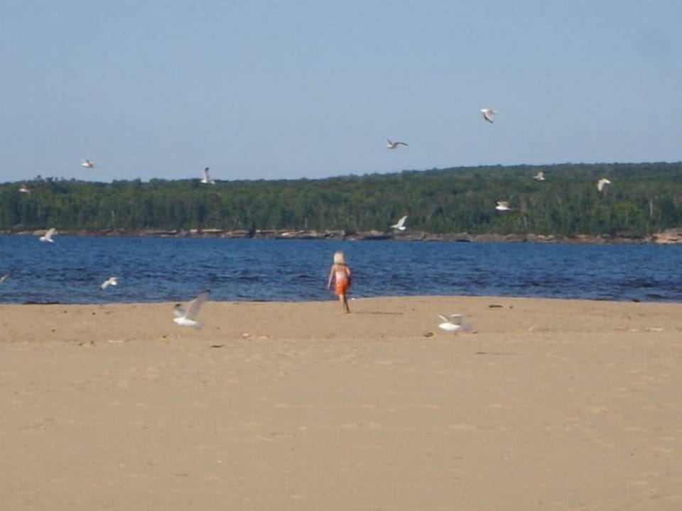 Au Train Beach on Lake Superior


