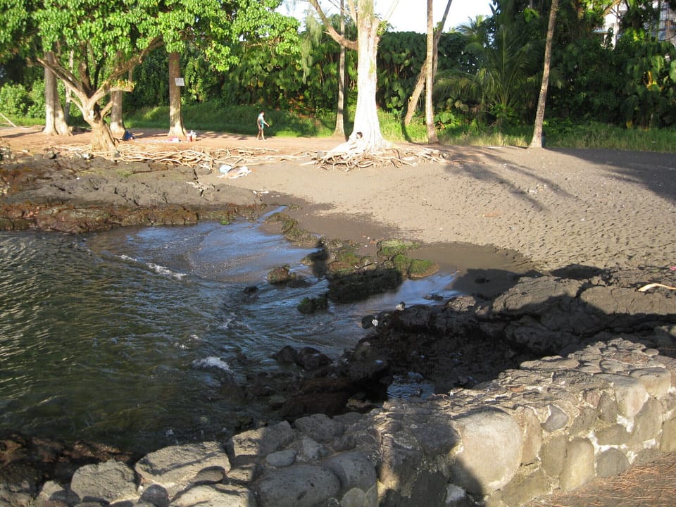 Nearby.  Richardson Beach, Hilo Bay