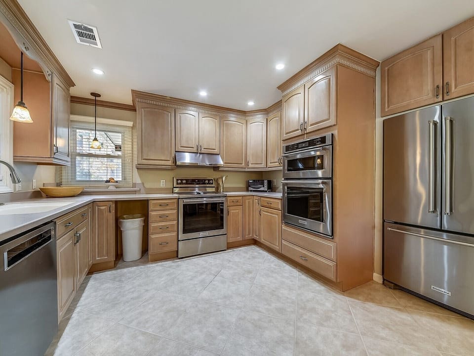 Kitchen with Stainless Steel Appliances at 46 Lagoon Road