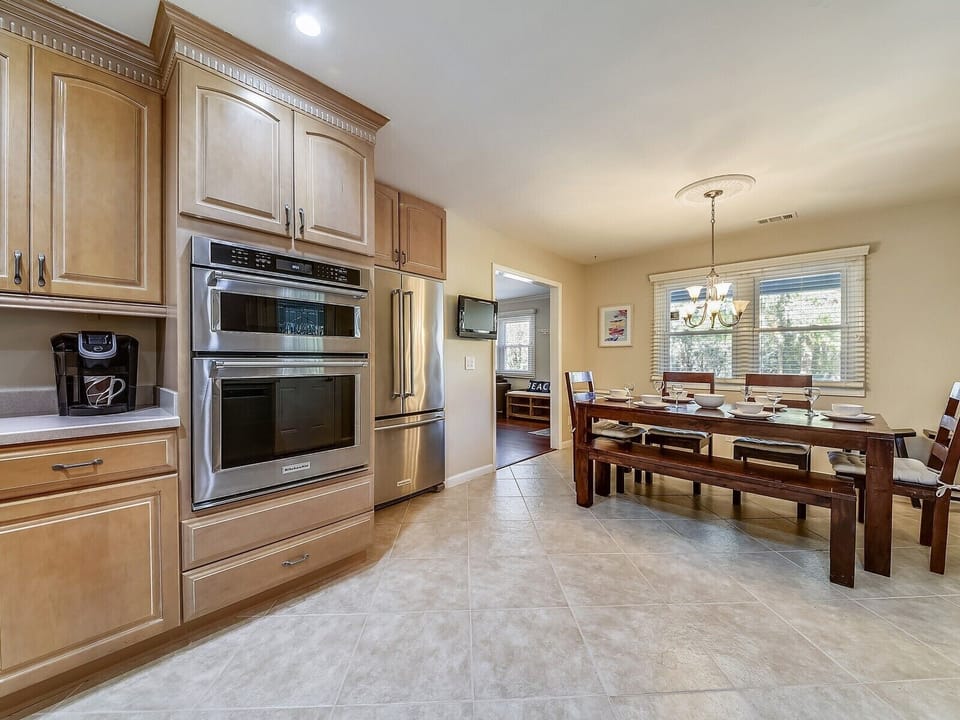 Kitchen and Dining Area at 46 Lagoon Road