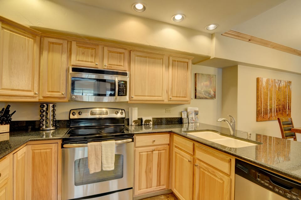 Kitchen with New Stainless Appliances
