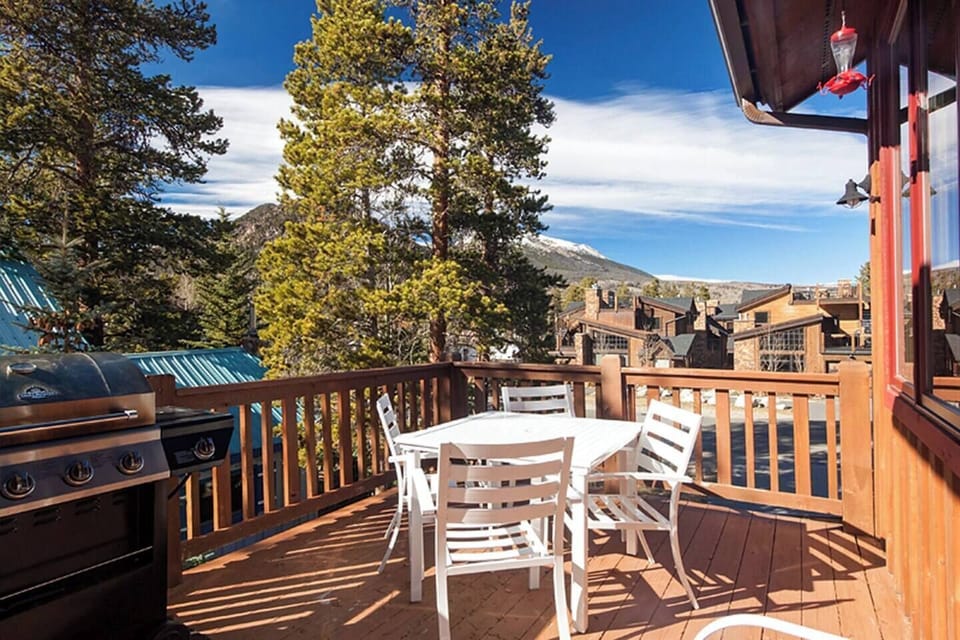 Lovely patio area with gas grill